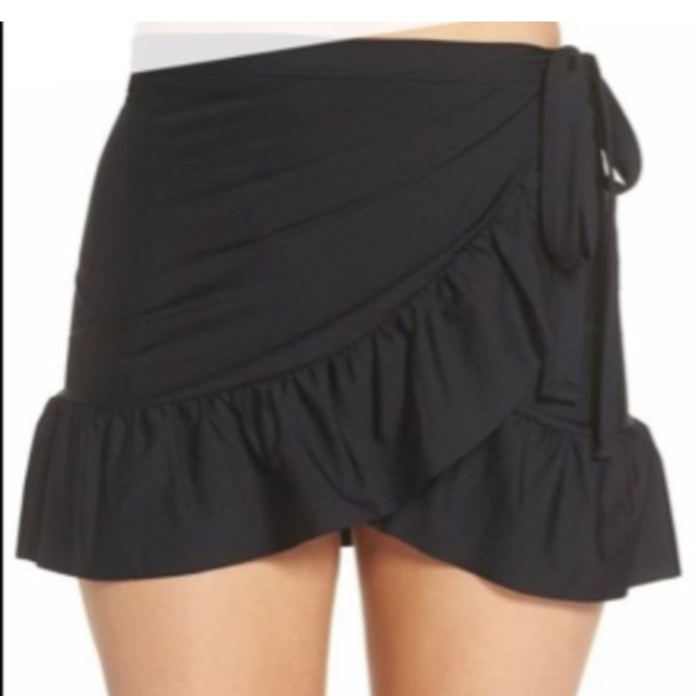 J. Crew Black Swim Coverup Skirt- NEW with Tags
